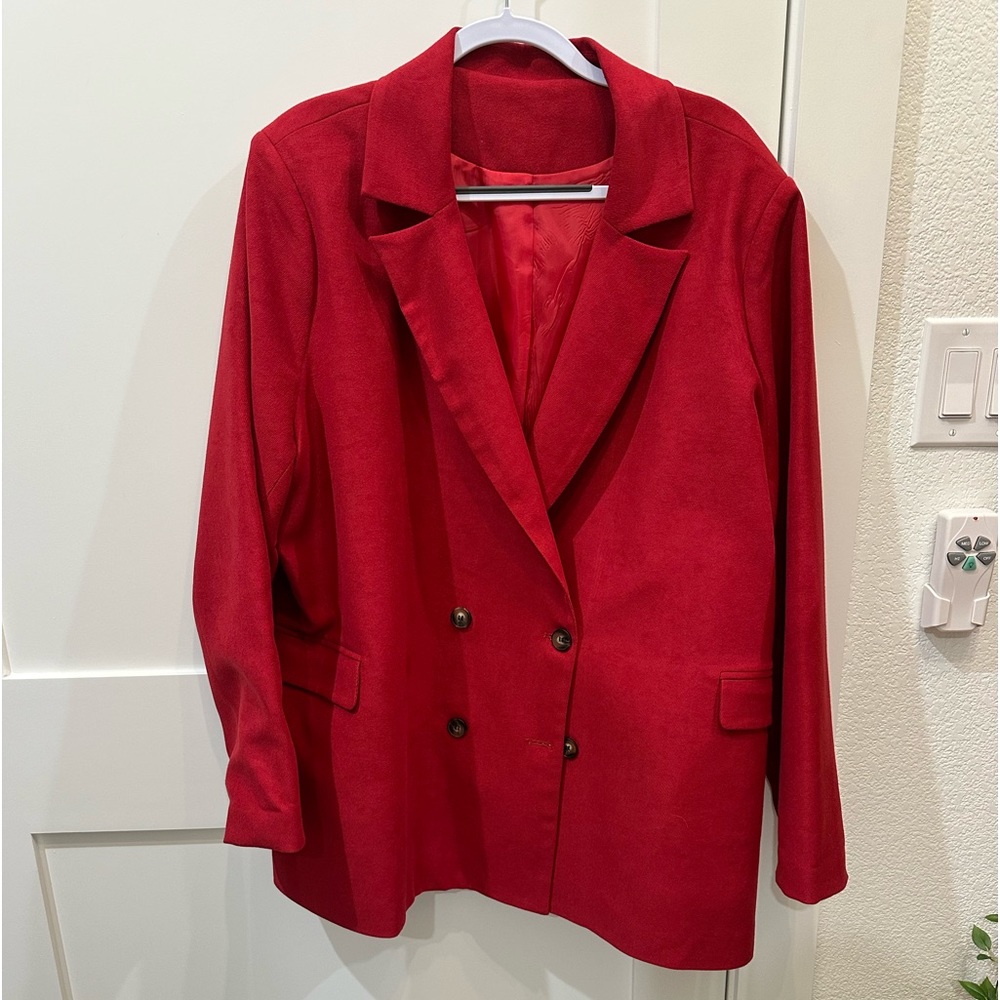 Red blazer